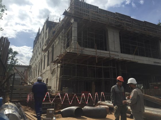 г. Москва: Cтроительство гостиницы Hilton Garden Inn Krasnoselskaya